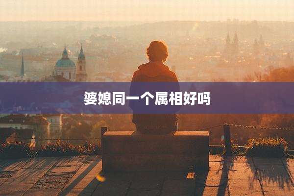 婆媳同一个属相好吗