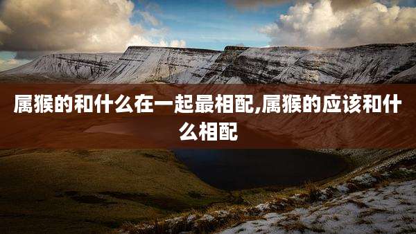 属猴的和什么在一起最相配,属猴的应该和什么相配