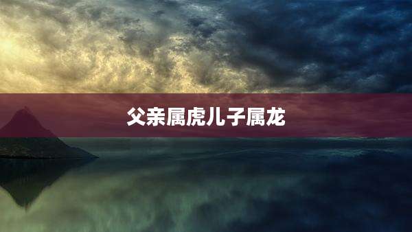 父亲属虎儿子属龙