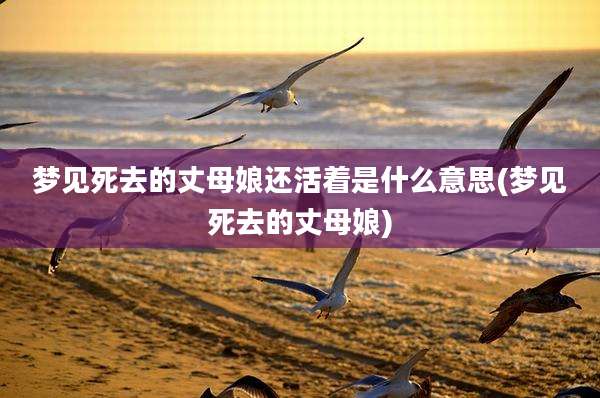 梦见死去的丈母娘还活着是什么意思(梦见死去的丈母娘)