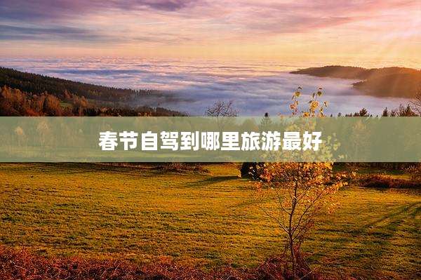 春节自驾到哪里旅游最好