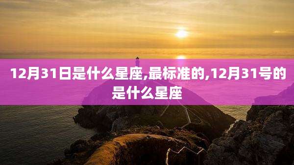 12月31日是什么星座,最标准的,12月31号的是什么星座
