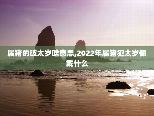 属猪的破太岁啥意思,2022年属猪犯太岁佩戴什么