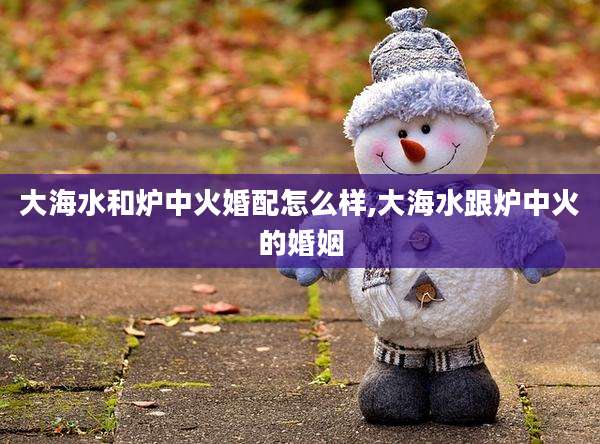 大海水和炉中火婚配怎么样,大海水跟炉中火的婚姻