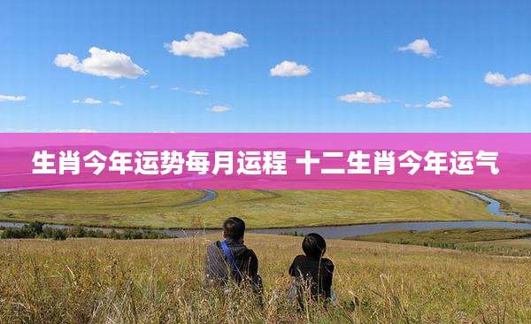 生肖今年运势每月运程 十二生肖今年运气