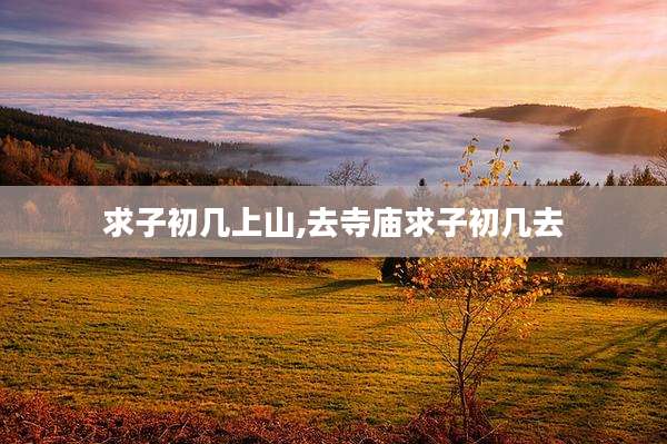 求子初几上山,去寺庙求子初几去