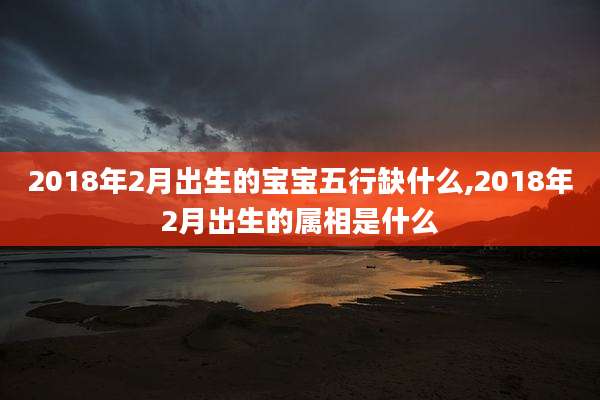 2018年2月出生的宝宝五行缺什么,2018年2月出生的属相是什么