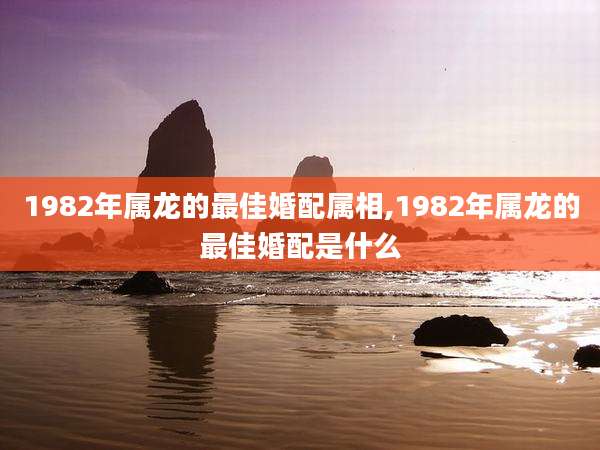 1982年属龙的最佳婚配属相,1982年属龙的最佳婚配是什么