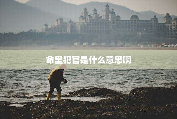 命里犯官是什么意思啊