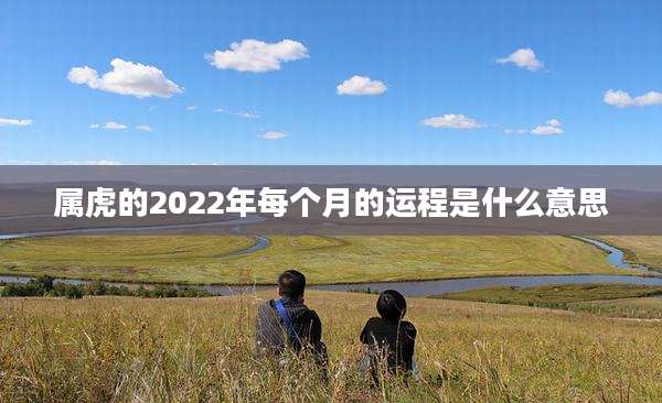 属虎的2022年每个月的运程是什么意思