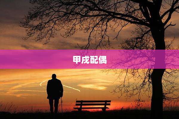 甲戌配偶
