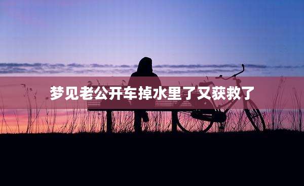梦见老公开车掉水里了又获救了
