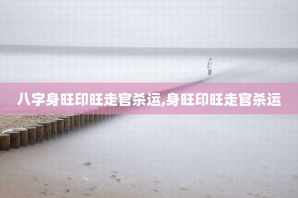 八字身旺印旺走官杀运,身旺印旺走官杀运
