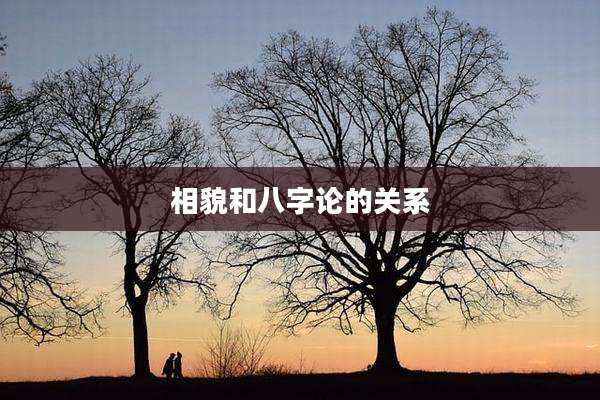 相貌和八字论的关系