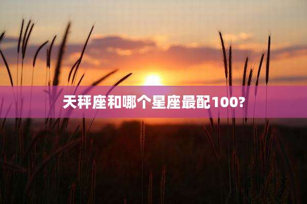 天秤座和哪个星座最配100?