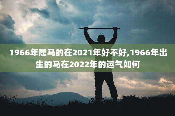 1966年属马的在2021年好不好,1966年出生的马在2022年的运气如何
