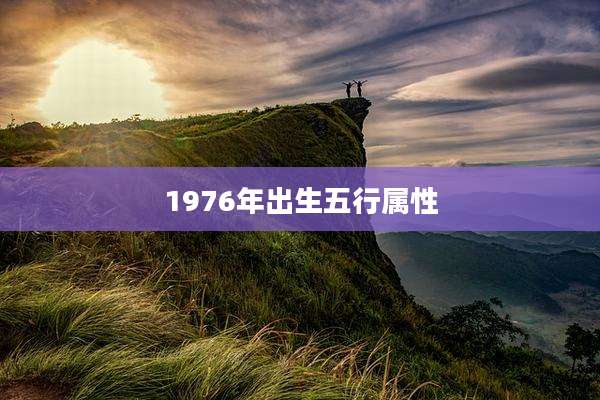 1976年出生五行属性