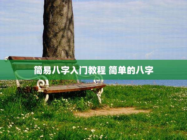 简易八字入门教程 简单的八字