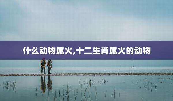 什么动物属火,十二生肖属火的动物