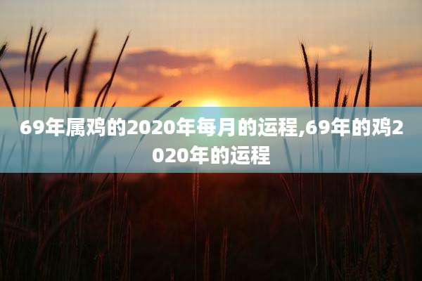 69年属鸡的2020年每月的运程,69年的鸡2020年的运程