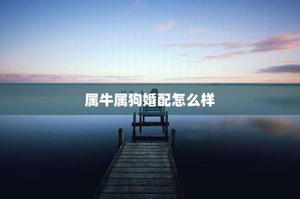 属牛属狗婚配怎么样