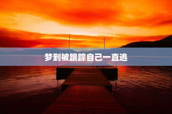 梦到被跟踪自己一直逃