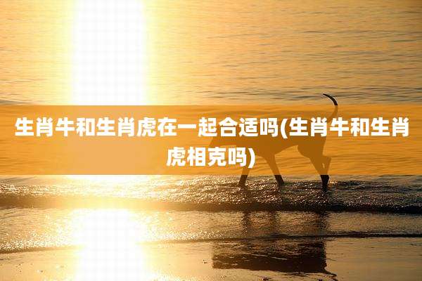 生肖牛和生肖虎在一起合适吗(生肖牛和生肖虎相克吗)