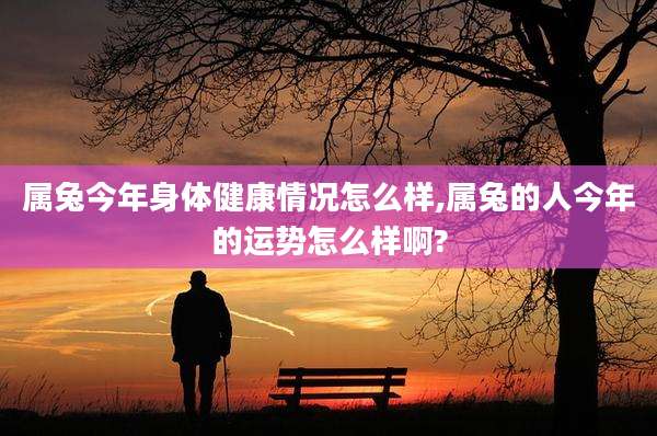 属兔今年身体健康情况怎么样,属兔的人今年的运势怎么样啊?