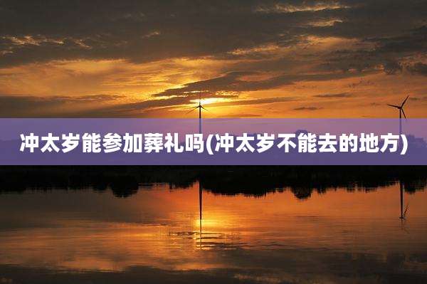 冲太岁能参加葬礼吗(冲太岁不能去的地方)