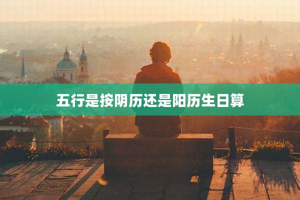 五行是按阴历还是阳历生日算