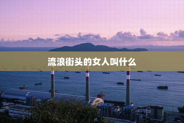 流浪街头的女人叫什么