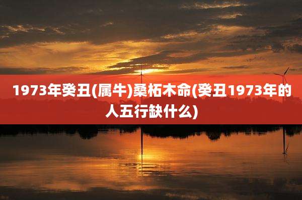 1973年癸丑(属牛)桑柘木命(癸丑1973年的人五行缺什么)