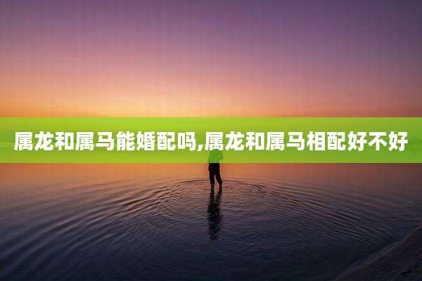 属龙和属马能婚配吗,属龙和属马相配好不好