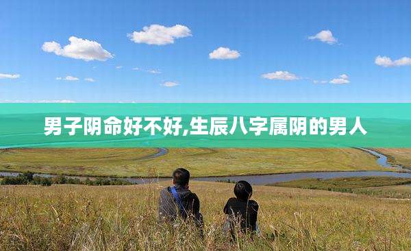男子阴命好不好,生辰八字属阴的男人