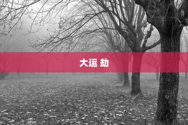 大运 劫