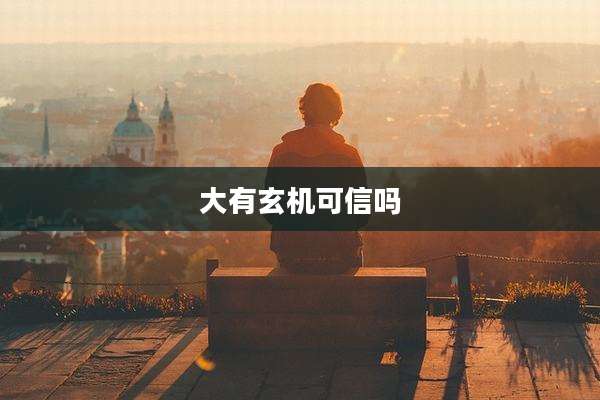 大有玄机可信吗