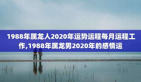 1988年属龙人2020年运势运程每月运程工作,1988年属龙男2020年的感情运