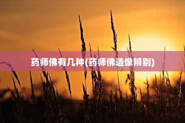 药师佛有几种(药师佛造像辨别)