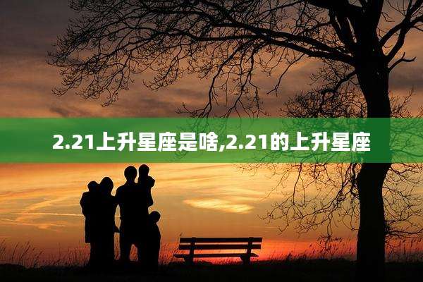 2.21上升星座是啥,2.21的上升星座