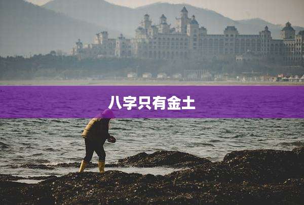 八字只有金土