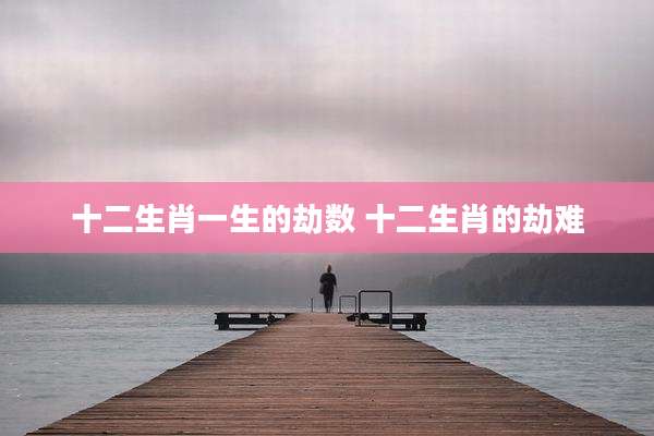 十二生肖一生的劫数 十二生肖的劫难
