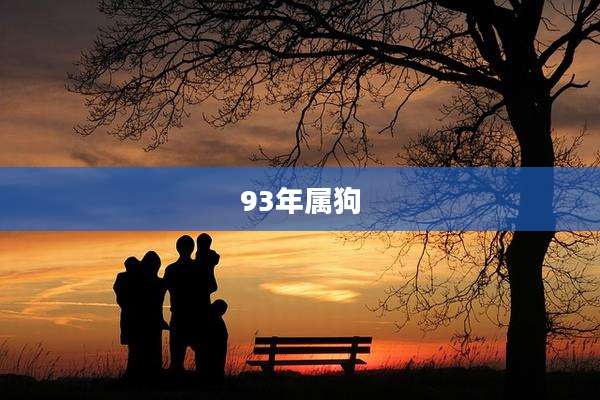 93年属狗