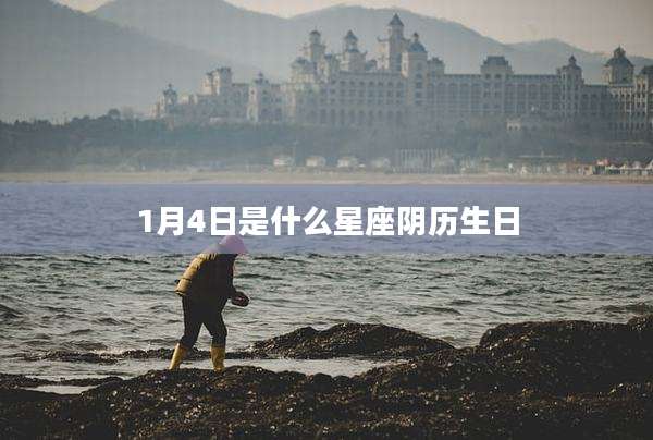 1月4日是什么星座阴历生日
