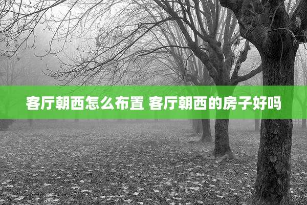 客厅朝西怎么布置 客厅朝西的房子好吗