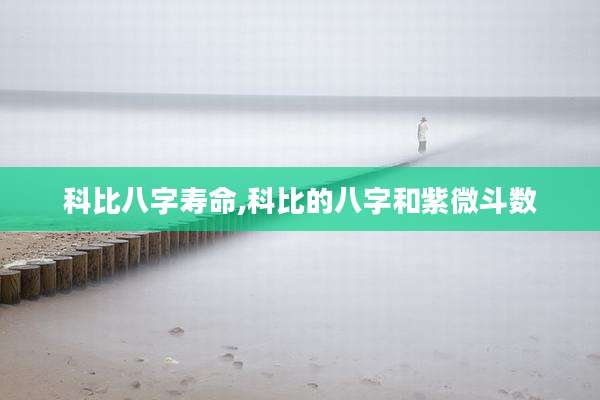 科比八字寿命,科比的八字和紫微斗数