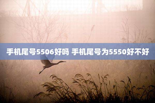 手机尾号5506好吗 手机尾号为5550好不好