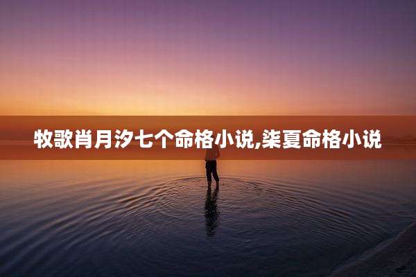 牧歌肖月汐七个命格小说,柒夏命格小说