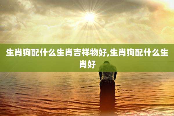生肖狗配什么生肖吉祥物好,生肖狗配什么生肖好