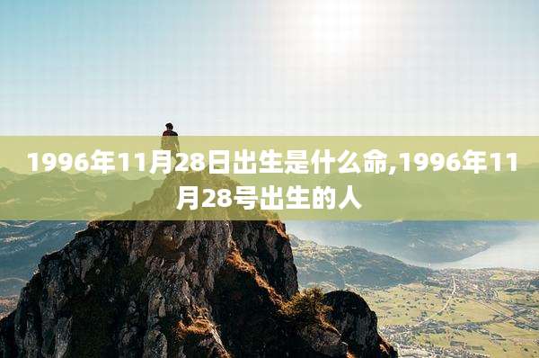 1996年11月28日出生是什么命,1996年11月28号出生的人
