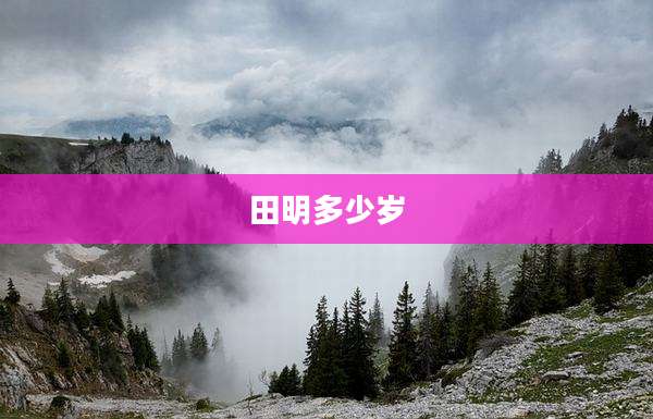 田明多少岁